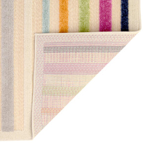 Beige 5' 3 x 5' 3 Aruba Outdoor Square Area Rug Weather Resistant for Patio, Deck, Terrace, Balcony, Porch for Sale at Rug Engine