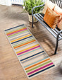 Beige 2' x 8' Aruba Outdoor Runner Area Rug Weather Resistant for Patio, Deck, Terrace, Balcony, Porch for Sale at Rug Engine