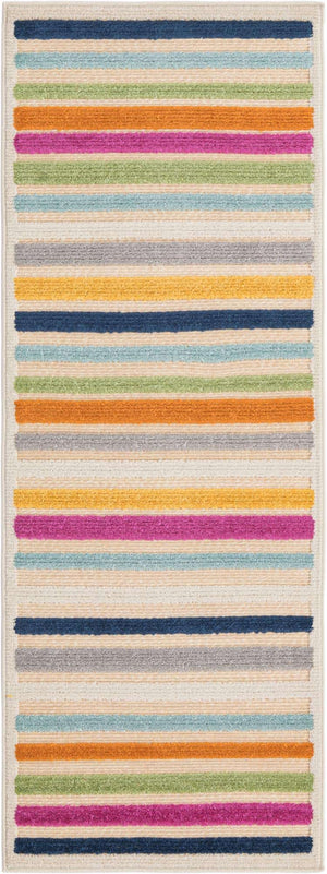 Beige 2' x 6' Aruba Outdoor Runner Area Rug Weather Resistant for Patio, Deck, Terrace, Balcony, Porch for Sale at Rug Engine