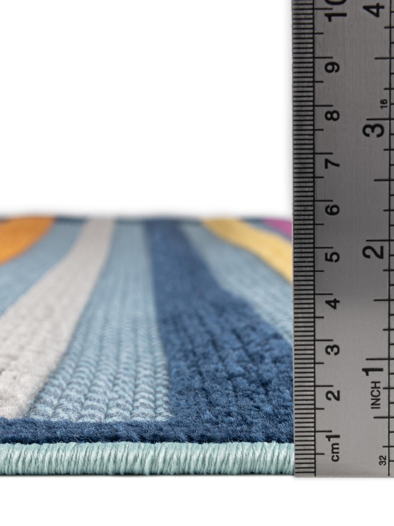 Blue 7' x 10' Aruba Outdoor Rectangle Area Rug Weather Resistant for Patio, Deck, Terrace, Balcony, Porch for Sale at Rug Engine