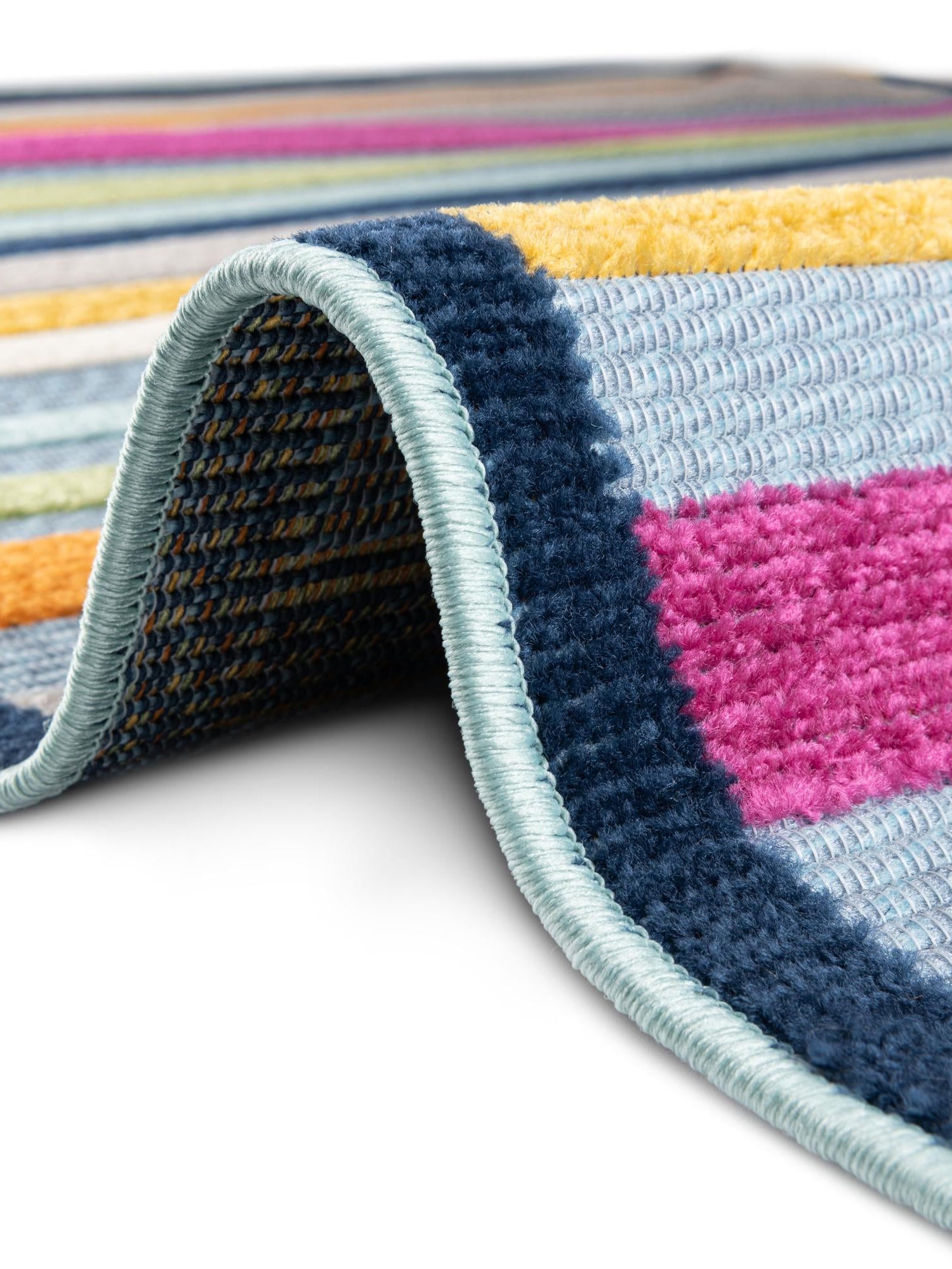 Blue 4' x 6' Aruba Outdoor Rectangle Area Rug Weather Resistant for Patio, Deck, Terrace, Balcony, Porch for Sale at Rug Engine