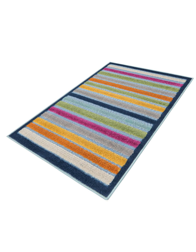 Blue 2' x 3' Aruba Outdoor Rectangle Area Rug Weather Resistant for Patio, Deck, Terrace, Balcony, Porch for Sale at Rug Engine