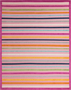 Pink 9' x 12' Aruba Outdoor Rectangle Area Rug Weather Resistant for Patio, Deck, Terrace, Balcony, Porch for Sale at Rug Engine