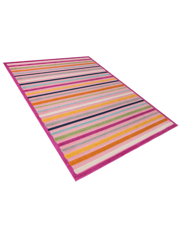 Pink 7' x 10' Aruba Outdoor Rectangle Area Rug Weather Resistant for Patio, Deck, Terrace, Balcony, Porch for Sale at Rug Engine