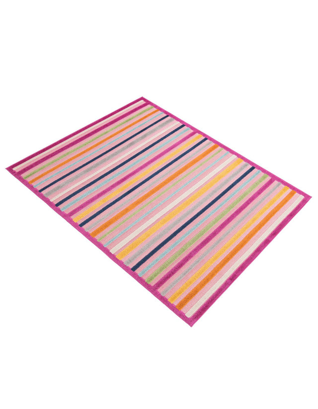 Pink 6' x 9' Aruba Outdoor Rectangle Area Rug Weather Resistant for Patio, Deck, Terrace, Balcony, Porch for Sale at Rug Engine
