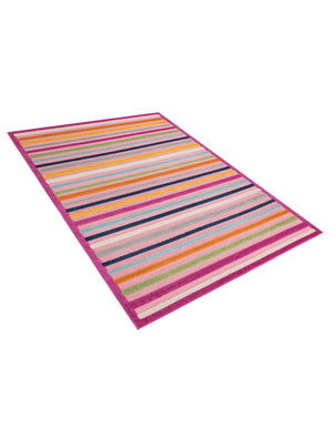Pink 5' 3 x 8' Aruba Outdoor Rectangle Area Rug Weather Resistant for Patio, Deck, Terrace, Balcony, Porch for Sale at Rug Engine