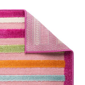 Pink 2' x 3' Aruba Outdoor Rectangle Area Rug Weather Resistant for Patio, Deck, Terrace, Balcony, Porch for Sale at Rug Engine