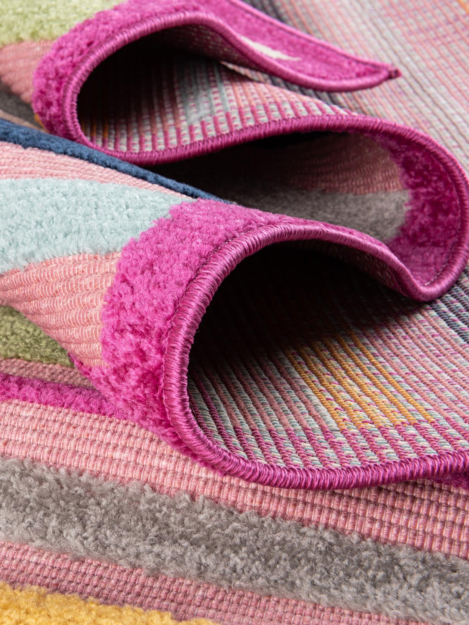 Pink 2' x 3' Aruba Outdoor Rectangle Area Rug Weather Resistant for Patio, Deck, Terrace, Balcony, Porch for Sale at Rug Engine