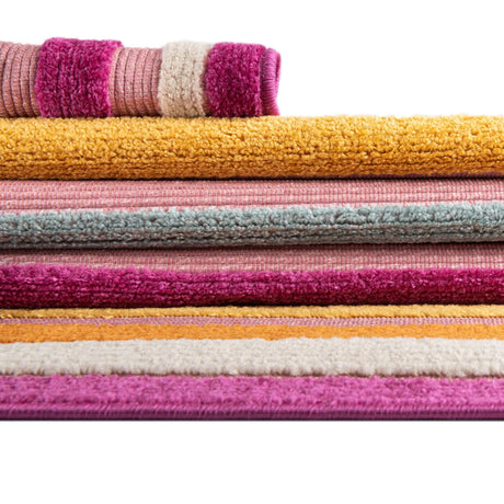 Pink 2' x 3' Aruba Outdoor Rectangle Area Rug Weather Resistant for Patio, Deck, Terrace, Balcony, Porch for Sale at Rug Engine