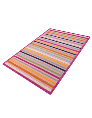 Pink 5' 3 x 8' Aruba Outdoor Rectangle Area Rug Weather Resistant for Patio, Deck, Terrace, Balcony, Porch for Sale at Rug Engine