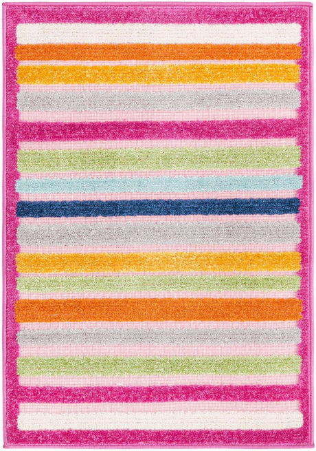 Pink 2' x 3' Aruba Outdoor Rectangle Area Rug Weather Resistant for Patio, Deck, Terrace, Balcony, Porch for Sale at Rug Engine