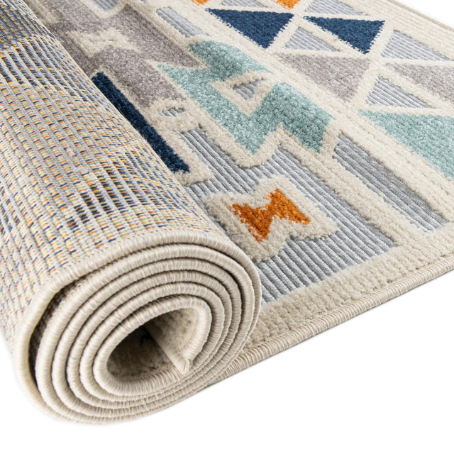 Gray 7' x 10' Aruba Outdoor Rectangle Area Rug Weather Resistant for Patio, Deck, Terrace, Balcony, Porch for Sale at Rug Engine