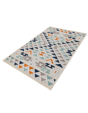 Gray 4' x 6' Aruba Outdoor Rectangle Area Rug Weather Resistant for Patio, Deck, Terrace, Balcony, Porch for Sale at Rug Engine