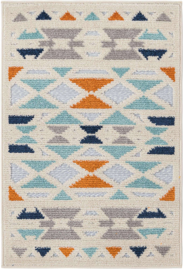 Gray 2' x 3' Aruba Outdoor Rectangle Area Rug Weather Resistant for Patio, Deck, Terrace, Balcony, Porch for Sale at Rug Engine