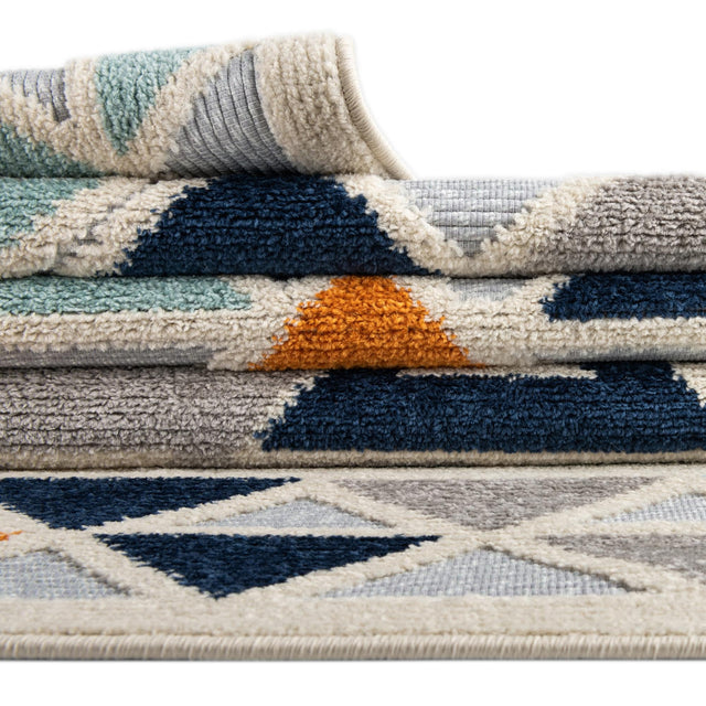 Gray 5' 3 x 5' 3 Aruba Outdoor Square Area Rug Weather Resistant for Patio, Deck, Terrace, Balcony, Porch for Sale at Rug Engine