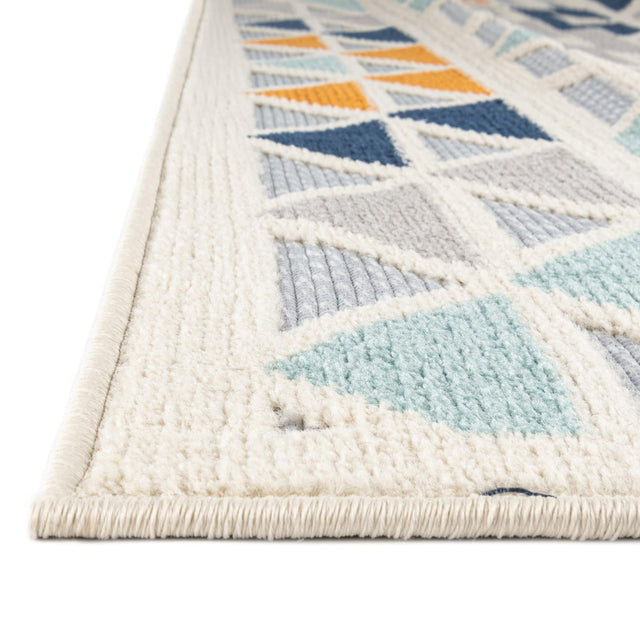Gray 2' x 8' Aruba Outdoor Runner Area Rug Weather Resistant for Patio, Deck, Terrace, Balcony, Porch for Sale at Rug Engine