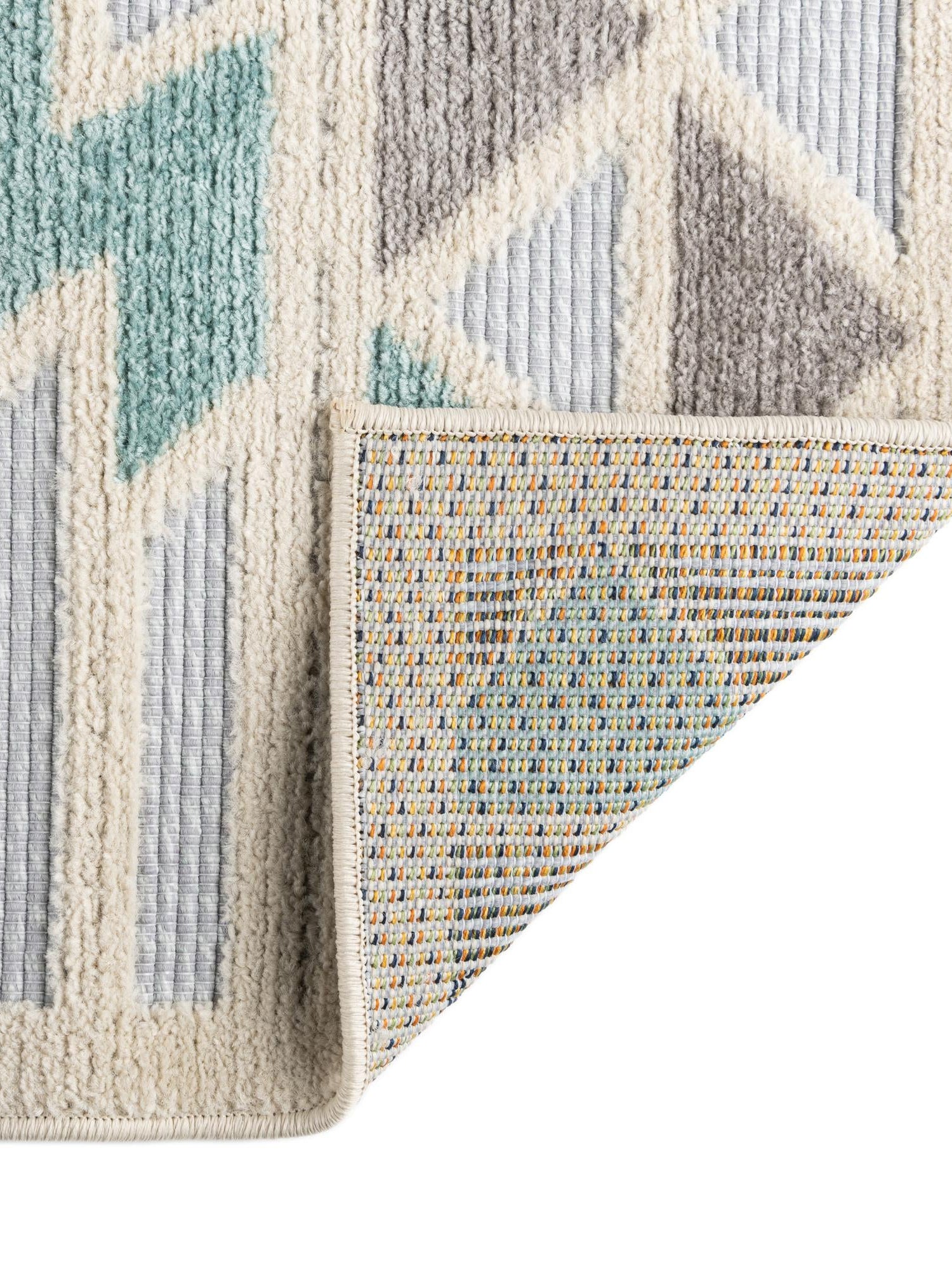 Gray 2' x 8' Aruba Outdoor Runner Area Rug Weather Resistant for Patio, Deck, Terrace, Balcony, Porch for Sale at Rug Engine