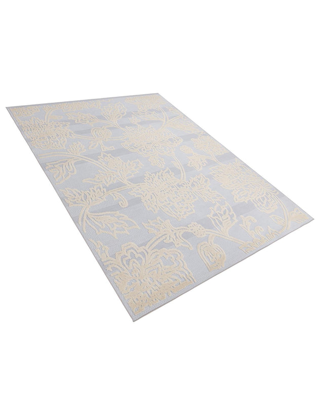Gray 9' x 12' Aruba Outdoor Rectangle Area Rug Weather Resistant for Patio, Deck, Terrace, Balcony, Porch for Sale at Rug Engine