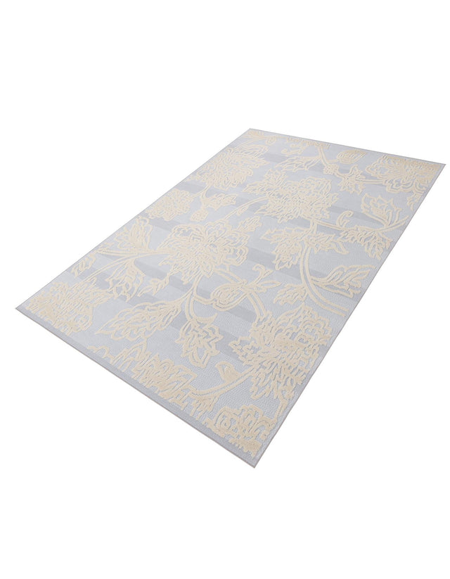 Gray 9' x 12' Aruba Outdoor Rectangle Area Rug Weather Resistant for Patio, Deck, Terrace, Balcony, Porch for Sale at Rug Engine