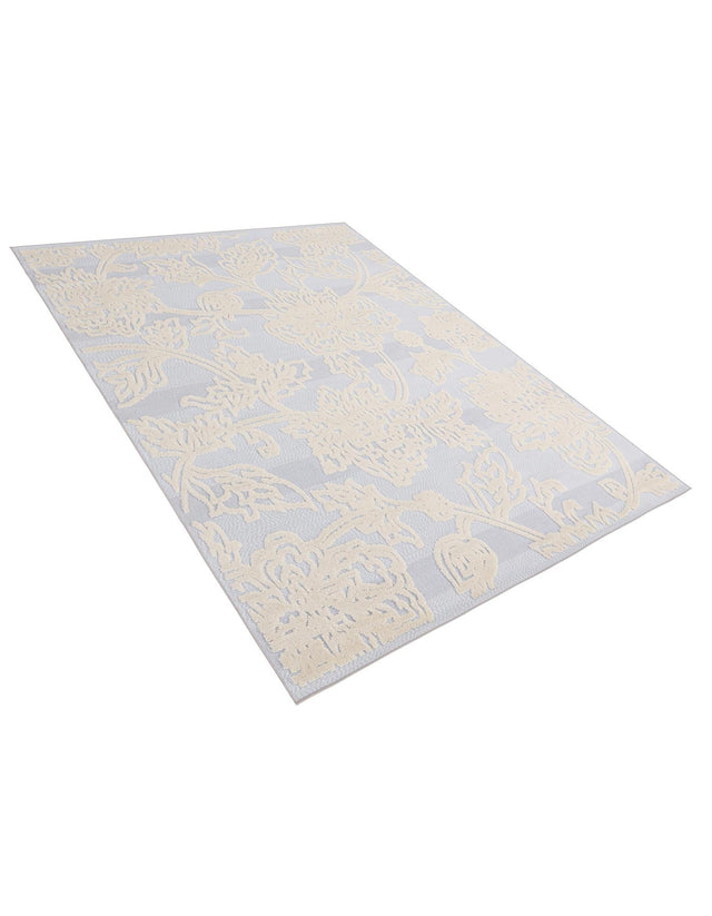 Gray 7' x 10' Aruba Outdoor Rectangle Area Rug Weather Resistant for Patio, Deck, Terrace, Balcony, Porch for Sale at Rug Engine