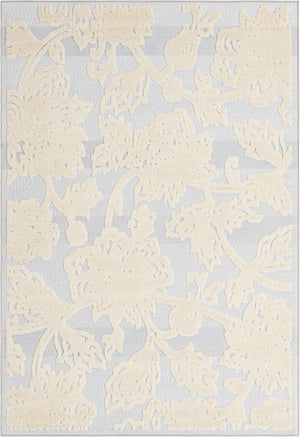 Gray 5' 3 x 8' Aruba Outdoor Rectangle Area Rug Weather Resistant for Patio, Deck, Terrace, Balcony, Porch for Sale at Rug Engine