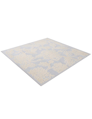 Gray 7' 10 x 7' 10 Aruba Outdoor Square Area Rug Weather Resistant for Patio, Deck, Terrace, Balcony, Porch for Sale at Rug Engine