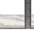 Gray 3' 3 x 3' 3 Aruba Outdoor Round Area Rug Weather Resistant for Patio, Deck, Terrace, Balcony, Porch for Sale at Rug Engine