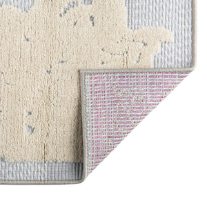Gray 2' x 6' Aruba Outdoor Runner Area Rug Weather Resistant for Patio, Deck, Terrace, Balcony, Porch for Sale at Rug Engine