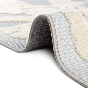 Gray 2' x 8' Aruba Outdoor Runner Area Rug Weather Resistant for Patio, Deck, Terrace, Balcony, Porch for Sale at Rug Engine