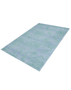 Navy Blue 9' x 12' Aruba Outdoor Rectangle Area Rug Weather Resistant for Patio, Deck, Terrace, Balcony, Porch for Sale at Rug Engine