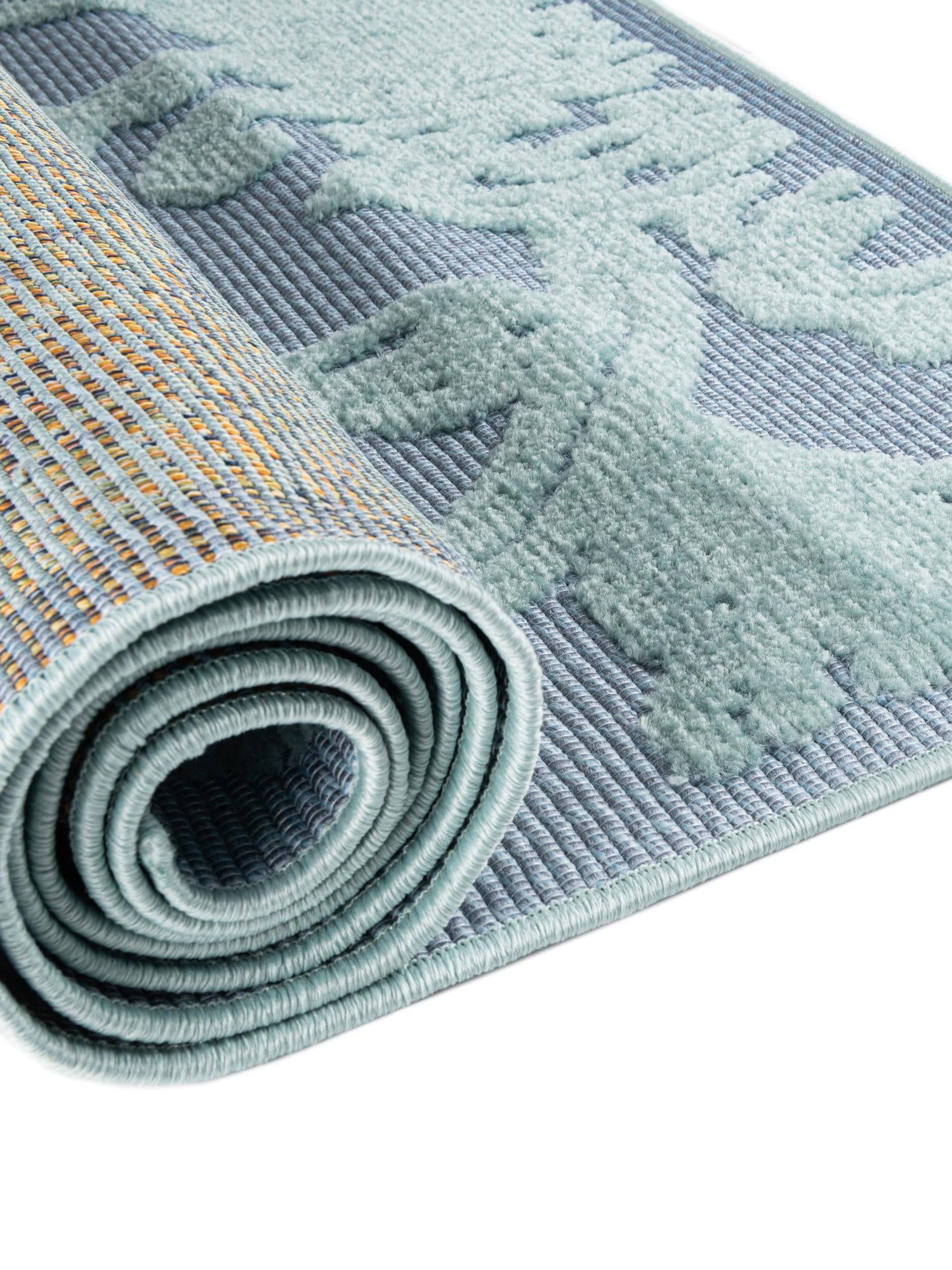 Navy Blue 6' x 9' Aruba Outdoor Rectangle Area Rug Weather Resistant for Patio, Deck, Terrace, Balcony, Porch for Sale at Rug Engine