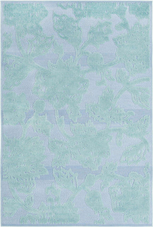 Navy Blue 5' 3 x 8' Aruba Outdoor Rectangle Area Rug Weather Resistant for Patio, Deck, Terrace, Balcony, Porch for Sale at Rug Engine