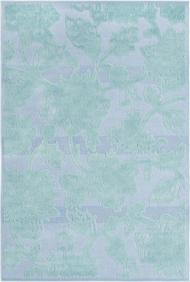 Navy Blue 5' 3 x 8' Aruba Outdoor Rectangle Area Rug Weather Resistant for Patio, Deck, Terrace, Balcony, Porch for Sale at Rug Engine