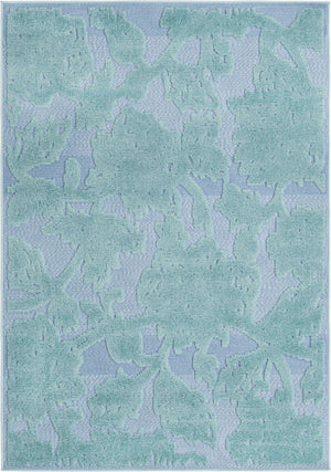 Navy Blue 4' x 6' Aruba Outdoor Rectangle Area Rug Weather Resistant for Patio, Deck, Terrace, Balcony, Porch for Sale at Rug Engine