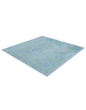 Navy Blue 5' 3 x 5' 3 Aruba Outdoor Square Area Rug Weather Resistant for Patio, Deck, Terrace, Balcony, Porch for Sale at Rug Engine