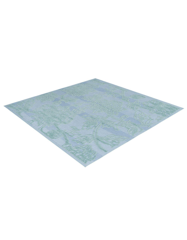 Navy Blue 7' 10 x 7' 10 Aruba Outdoor Square Area Rug Weather Resistant for Patio, Deck, Terrace, Balcony, Porch for Sale at Rug Engine