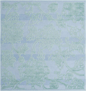 Navy Blue 7' 10 x 7' 10 Aruba Outdoor Square Area Rug Weather Resistant for Patio, Deck, Terrace, Balcony, Porch for Sale at Rug Engine