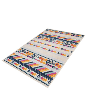 Gray 5' 3 x 8' Aruba Outdoor Rectangle Area Rug Weather Resistant for Patio, Deck, Terrace, Balcony, Porch for Sale at Rug Engine