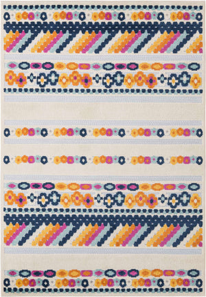 Gray 4' x 6' Aruba Outdoor Rectangle Area Rug Weather Resistant for Patio, Deck, Terrace, Balcony, Porch for Sale at Rug Engine