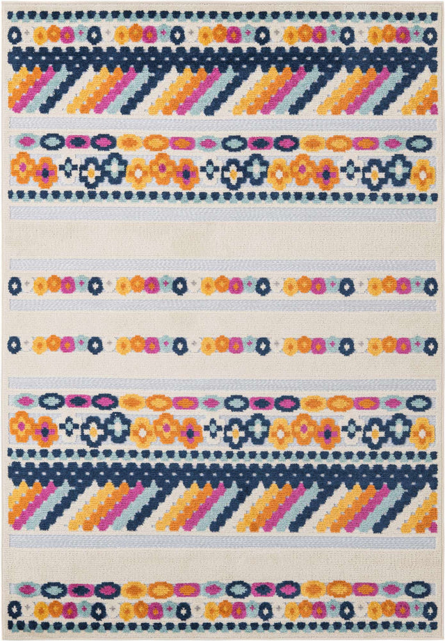 Gray 4' x 6' Aruba Outdoor Rectangle Area Rug Weather Resistant for Patio, Deck, Terrace, Balcony, Porch for Sale at Rug Engine