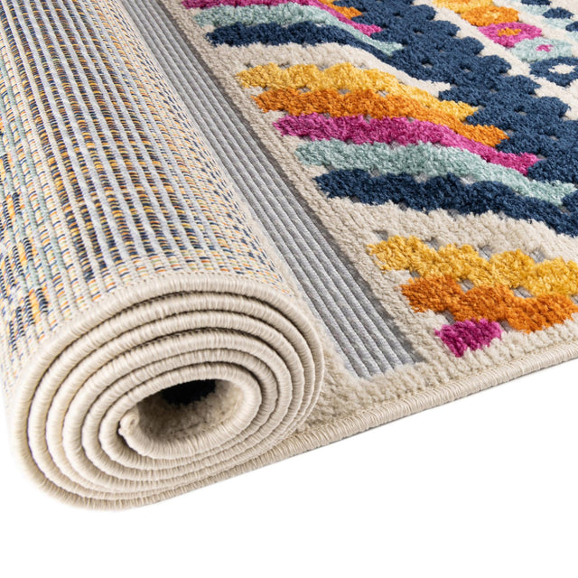 Gray 3' 3 x 3' 3 Aruba Outdoor Round Area Rug Weather Resistant for Patio, Deck, Terrace, Balcony, Porch for Sale at Rug Engine