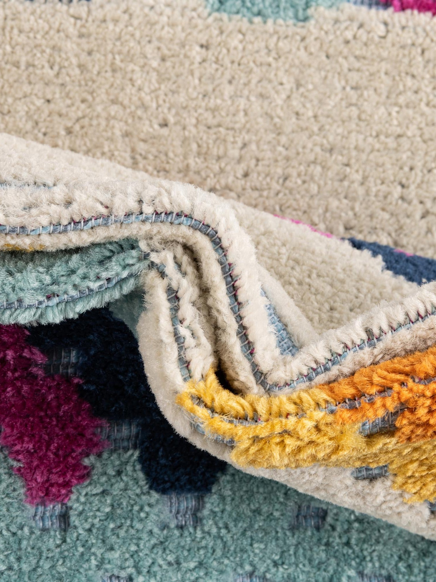 Blue 7' x 10' Aruba Outdoor Rectangle Area Rug Weather Resistant for Patio, Deck, Terrace, Balcony, Porch for Sale at Rug Engine
