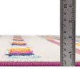 Pink 4' x 6' Aruba Outdoor Rectangle Area Rug Weather Resistant for Patio, Deck, Terrace, Balcony, Porch for Sale at Rug Engine