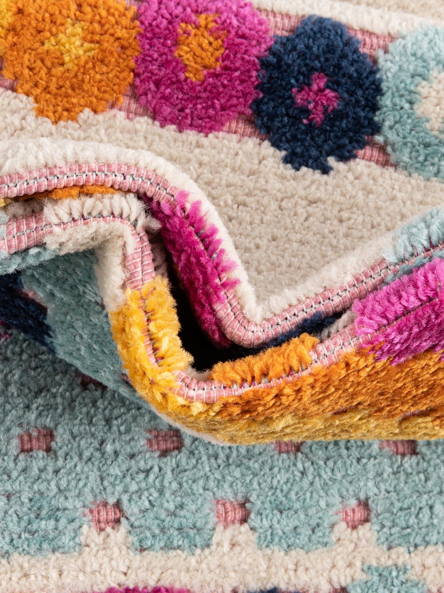 Pink 7' 10 x 10' Aruba Outdoor Rectangle Area Rug Weather Resistant for Patio, Deck, Terrace, Balcony, Porch for Sale at Rug Engine