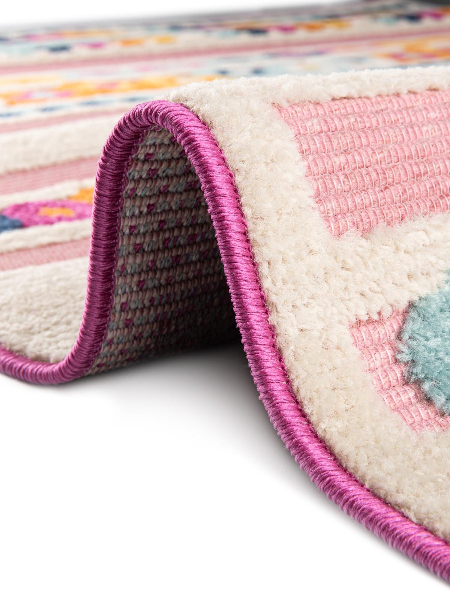 Pink 4' x 6' Aruba Outdoor Rectangle Area Rug Weather Resistant for Patio, Deck, Terrace, Balcony, Porch for Sale at Rug Engine