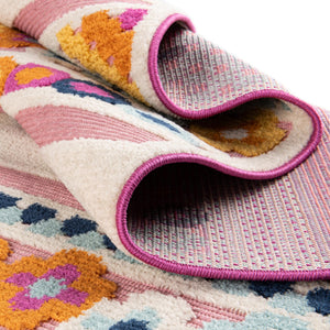 Pink 2' x 3' Aruba Outdoor Rectangle Area Rug Weather Resistant for Patio, Deck, Terrace, Balcony, Porch for Sale at Rug Engine