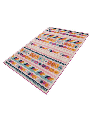 Pink 4' x 6' Aruba Outdoor Rectangle Area Rug Weather Resistant for Patio, Deck, Terrace, Balcony, Porch for Sale at Rug Engine