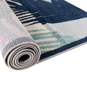 Gray Blue 2' x 3' Aruba Outdoor Rectangle Area Rug Weather Resistant for Patio, Deck, Terrace, Balcony, Porch for Sale at Rug Engine