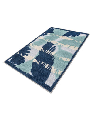 Gray Blue 2' x 3' Aruba Outdoor Rectangle Area Rug Weather Resistant for Patio, Deck, Terrace, Balcony, Porch for Sale at Rug Engine