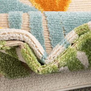 Beige 6' x 9' Aruba Outdoor Rectangle Area Rug Weather Resistant for Patio, Deck, Terrace, Balcony, Porch for Sale at Rug Engine
